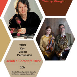 Trio Noëlle-Anne Darbellay, Olivier Darbellay, Thierry Miroglio